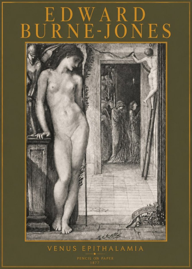 Edward Burne-Jones Venus Epithalamia No3 - Juliste