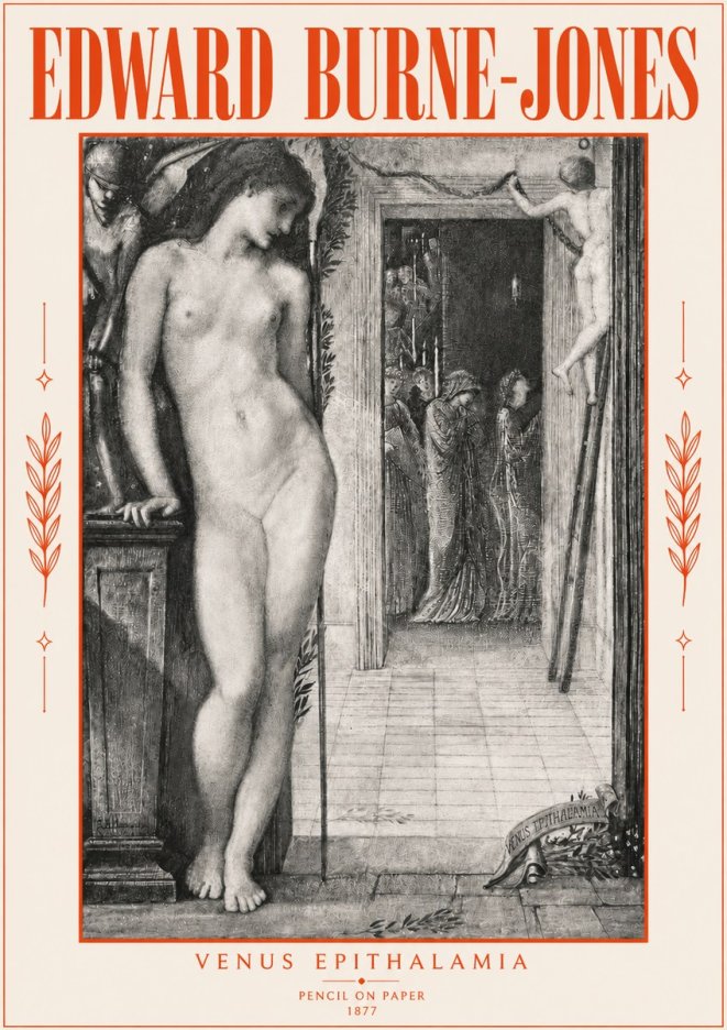 Edward Burne-Jones Venus Epithalamia No5 - Juliste