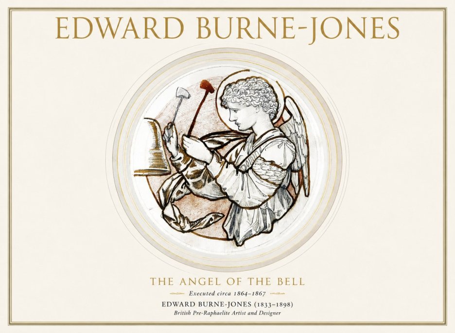 Edward Burne-Jones The Angel of the Bell No1 - Juliste