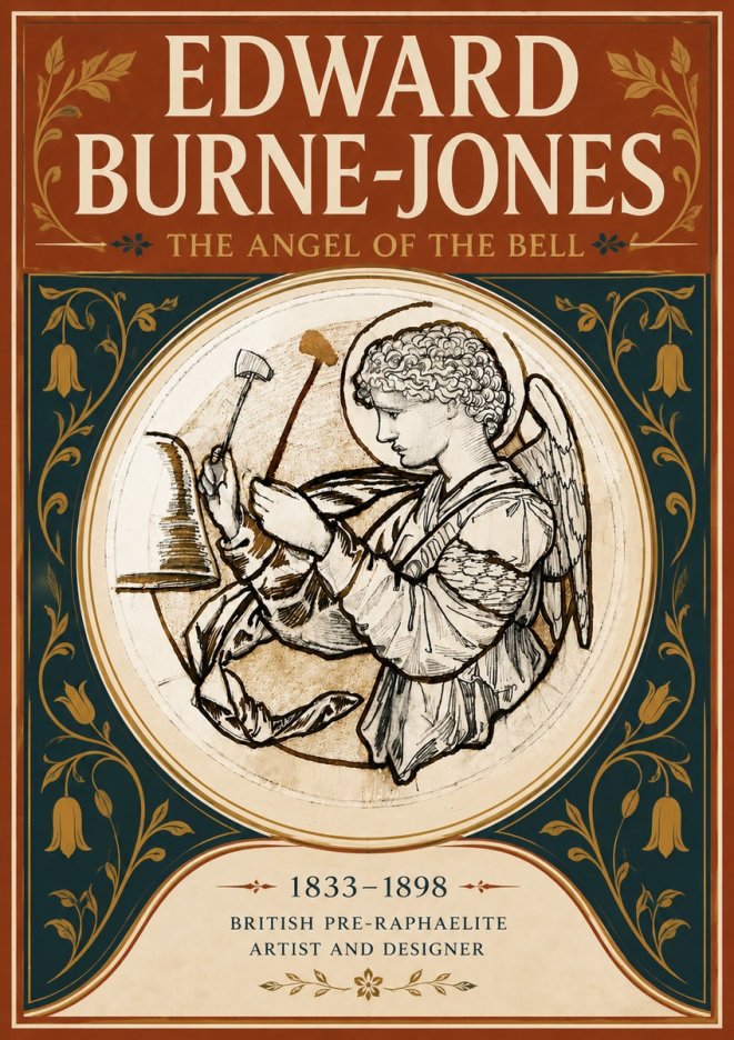 Edward Burne-Jones The Angel of the Bell No5 - Juliste