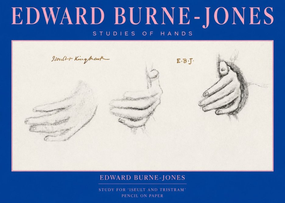 Edward Burne-Jones Study for 'Iseult and Tristram' No2 - Juliste