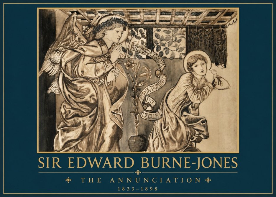 Edward Burne-Jones The Annunciation II No2 - Juliste