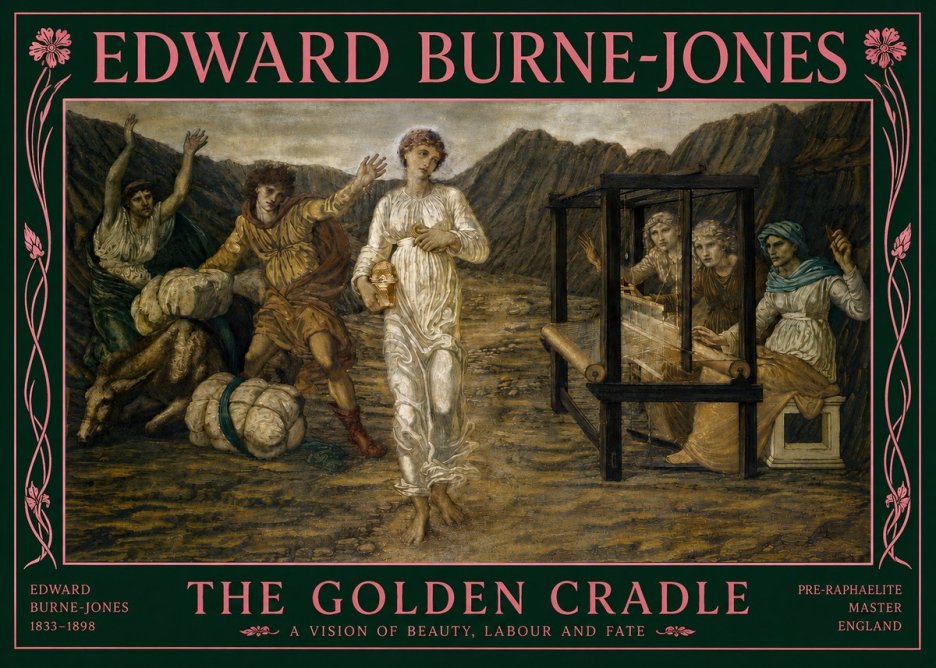 Edward Burne-Jones The Golden Cradle No5 - Juliste