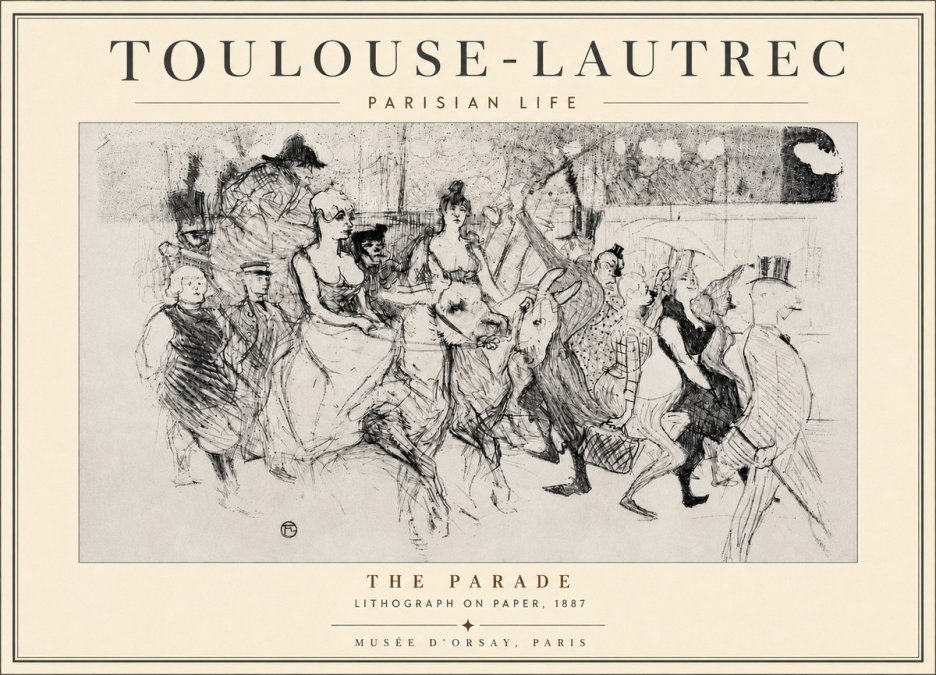 Toulouse-Lautrec The Parade No6 - Juliste