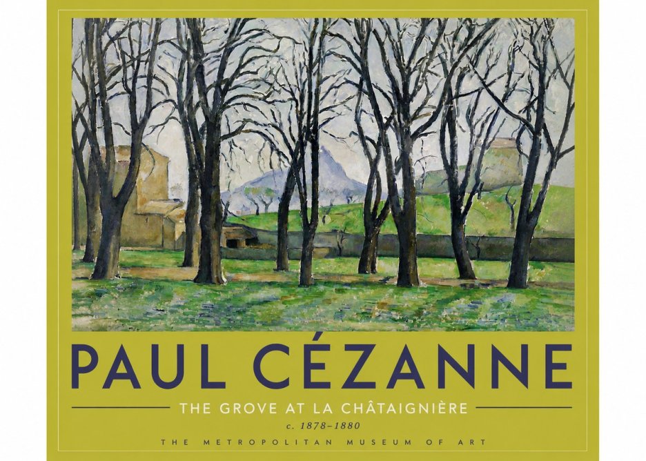 Paul Cézanne The Grove at La Châtaignière No5 - Juliste