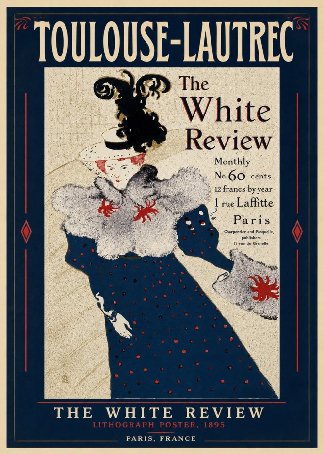 Toulouse-Lautrec The White Review No2 - Juliste
