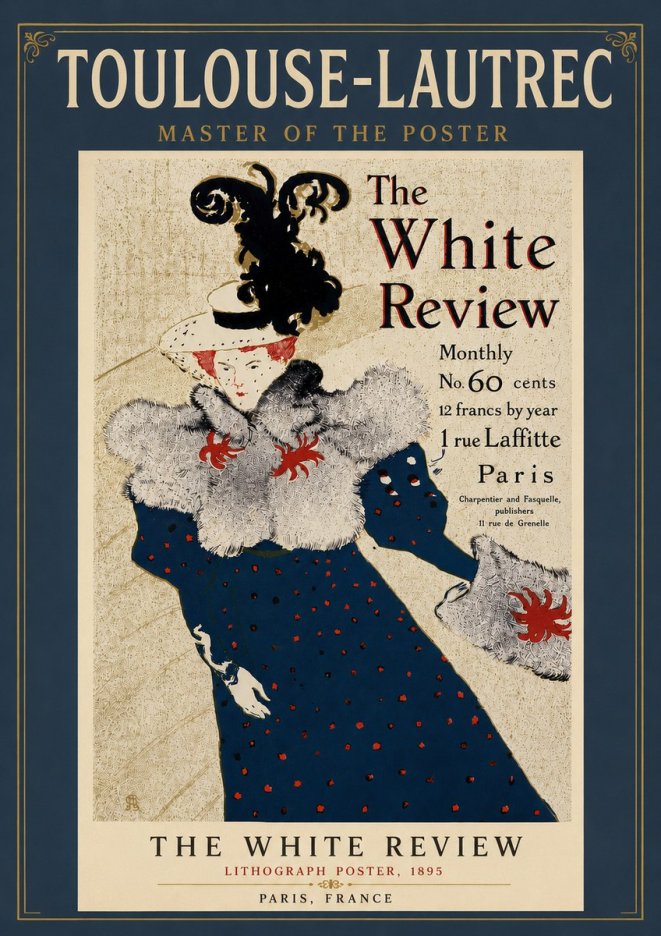 Toulouse-Lautrec The White Review No5 - Juliste