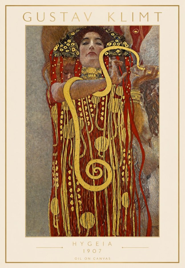 Klimt Hygeia No1 - Juliste