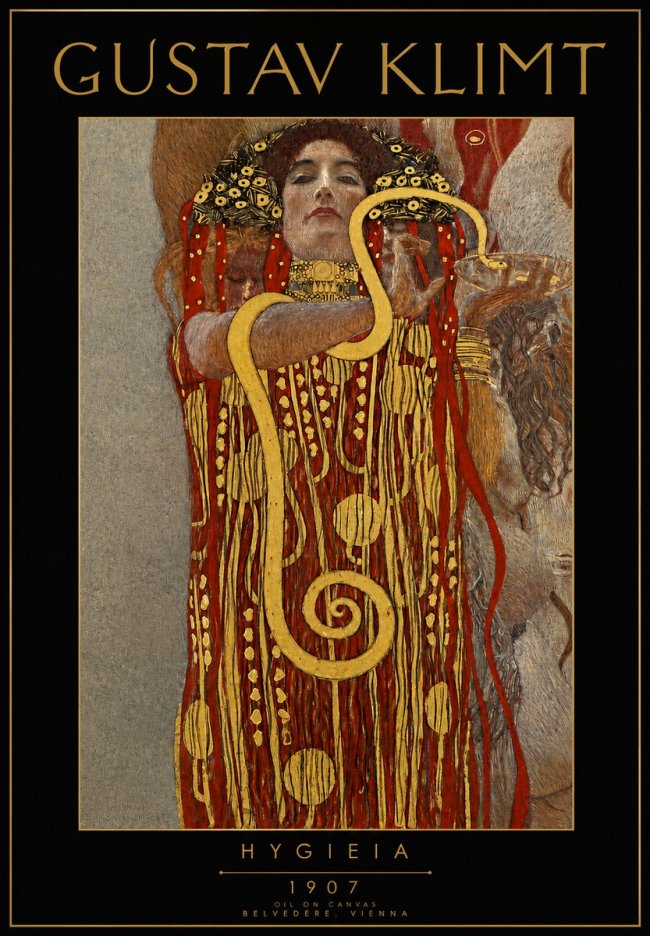Klimt Hygeia No3 - Juliste