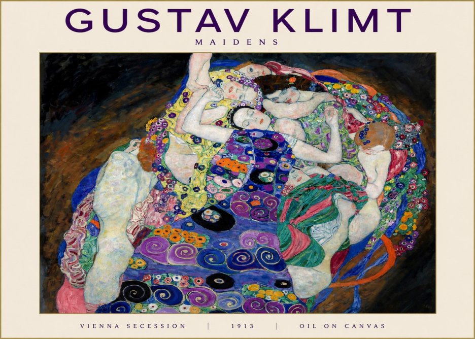 Klimt Maidens No2 - Juliste