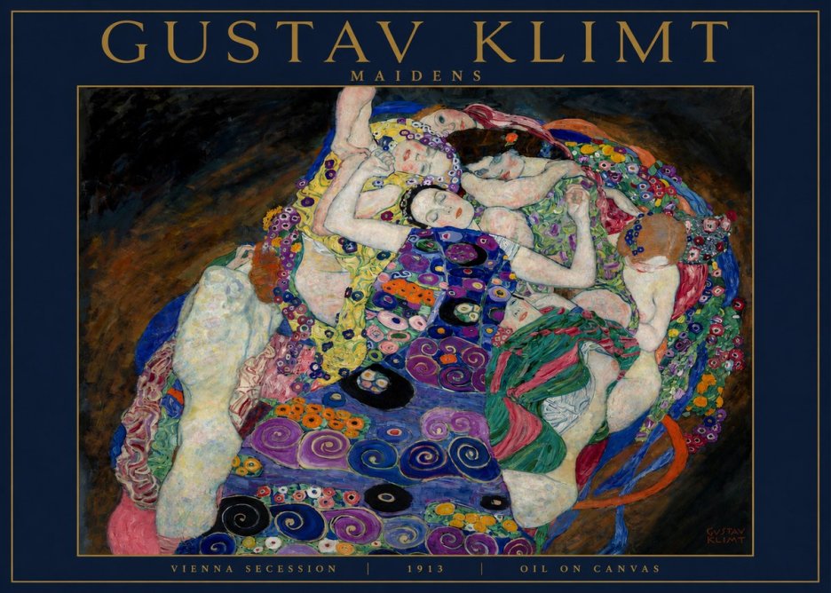 Klimt Maidens No3 - Juliste