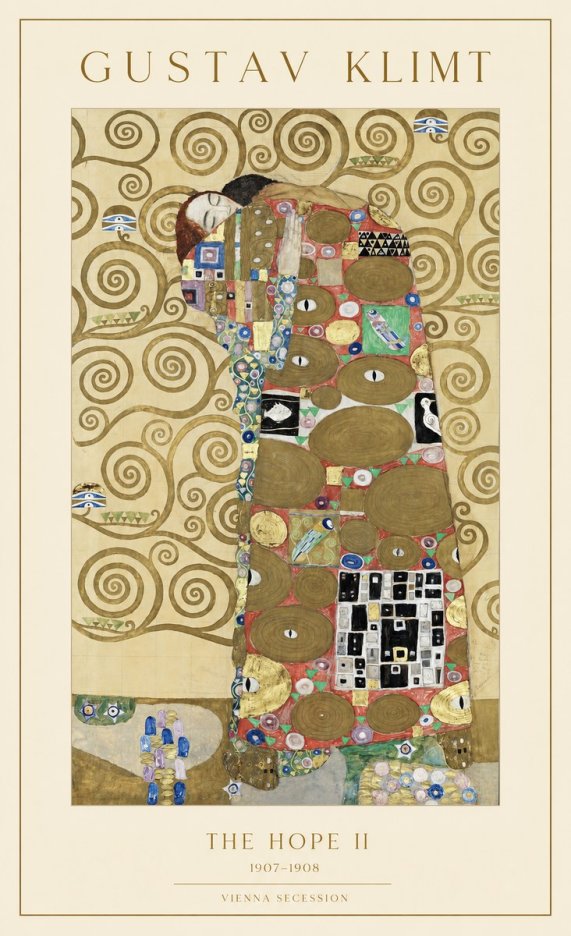Klimt The Hope Ii No1 - Juliste
