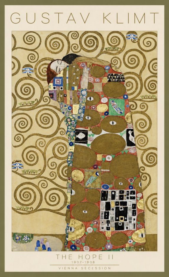 Klimt The Hope Ii No4 - Juliste