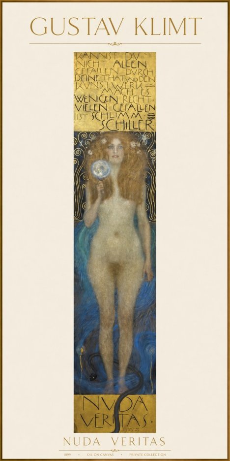 Klimt Nuda Veritas No1 - Juliste