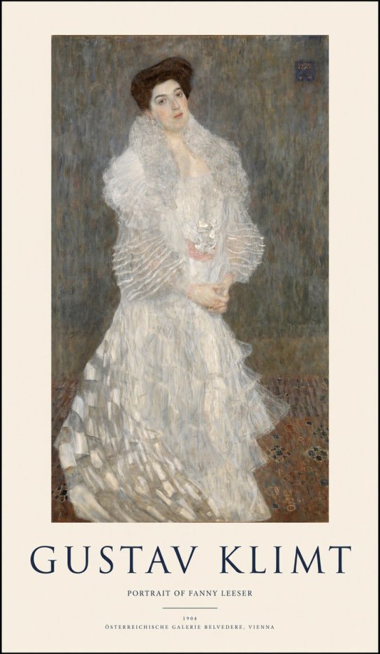 Klimt Portrait of Fanny Leeser No1 - Juliste