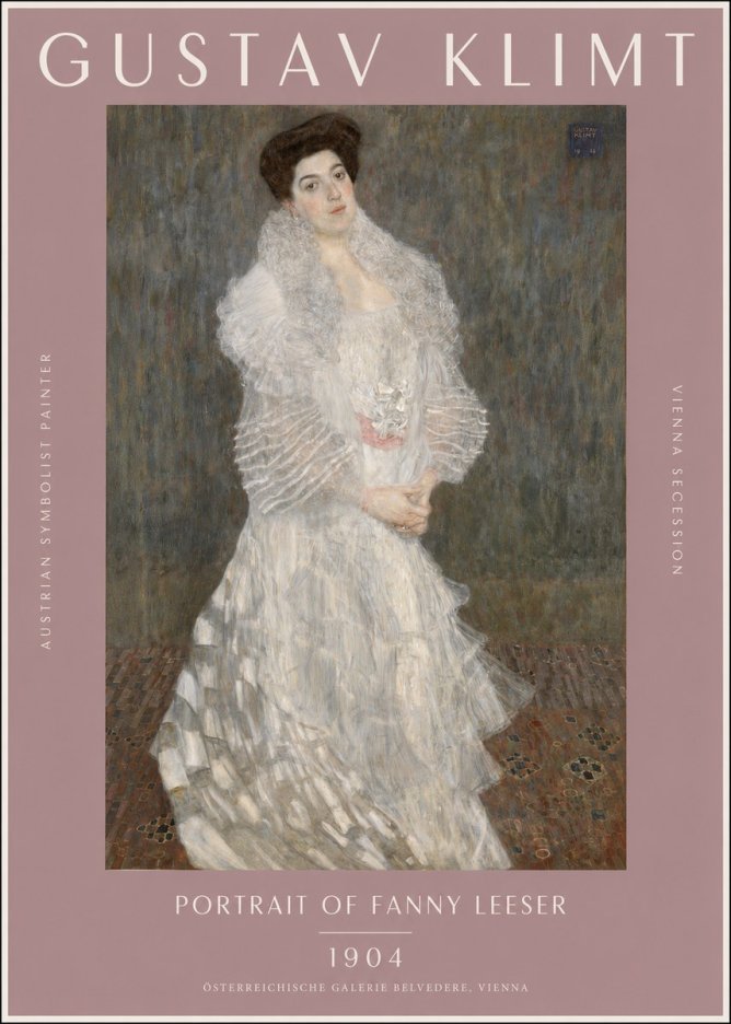 Klimt Portrait of Fanny Leeser No2 - Juliste
