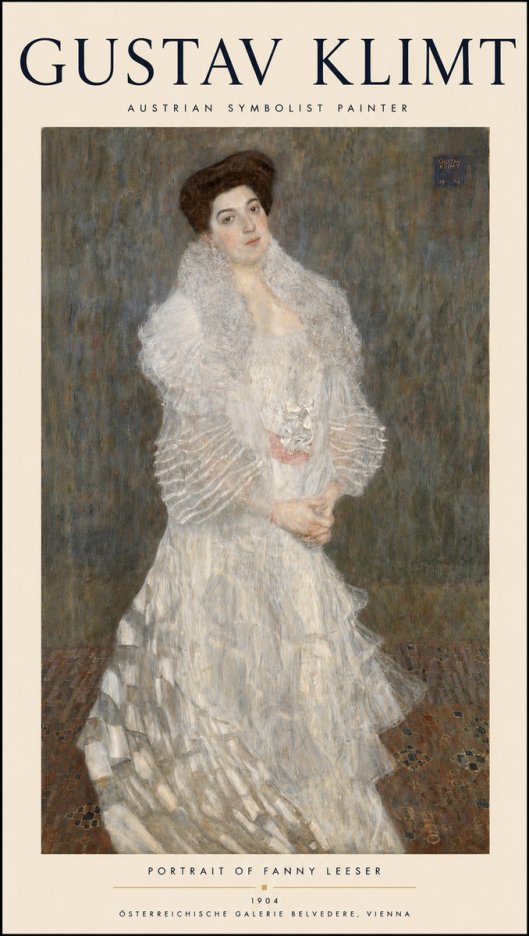 Klimt Portrait of Fanny Leeser No3 - Juliste