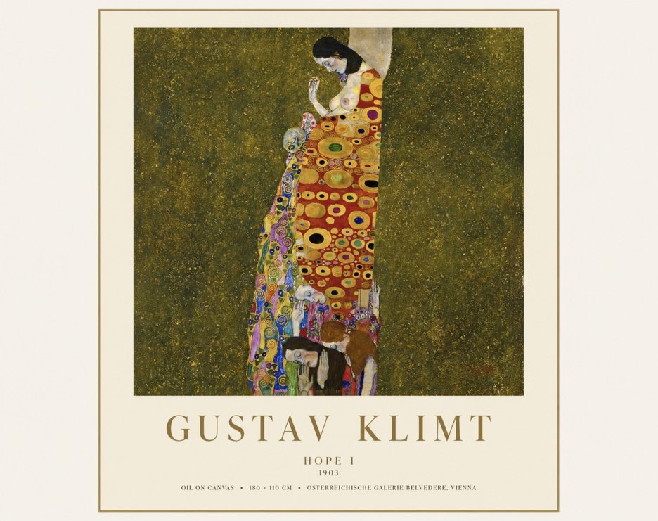Klimt Hope I No1 - Juliste