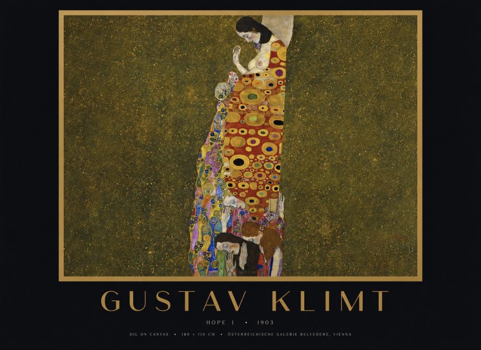 Klimt Hope I No2 - Juliste