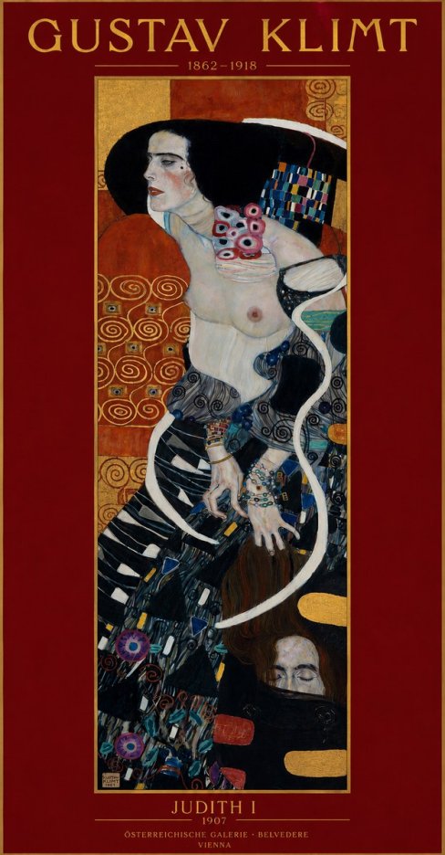 Klimt Judith I No2 - Juliste