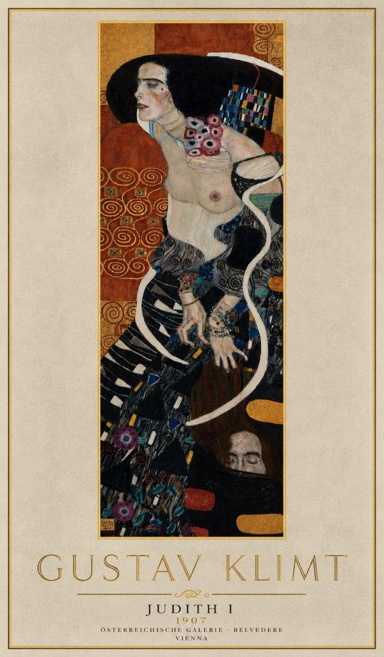 Klimt Judith I No6 - Juliste
