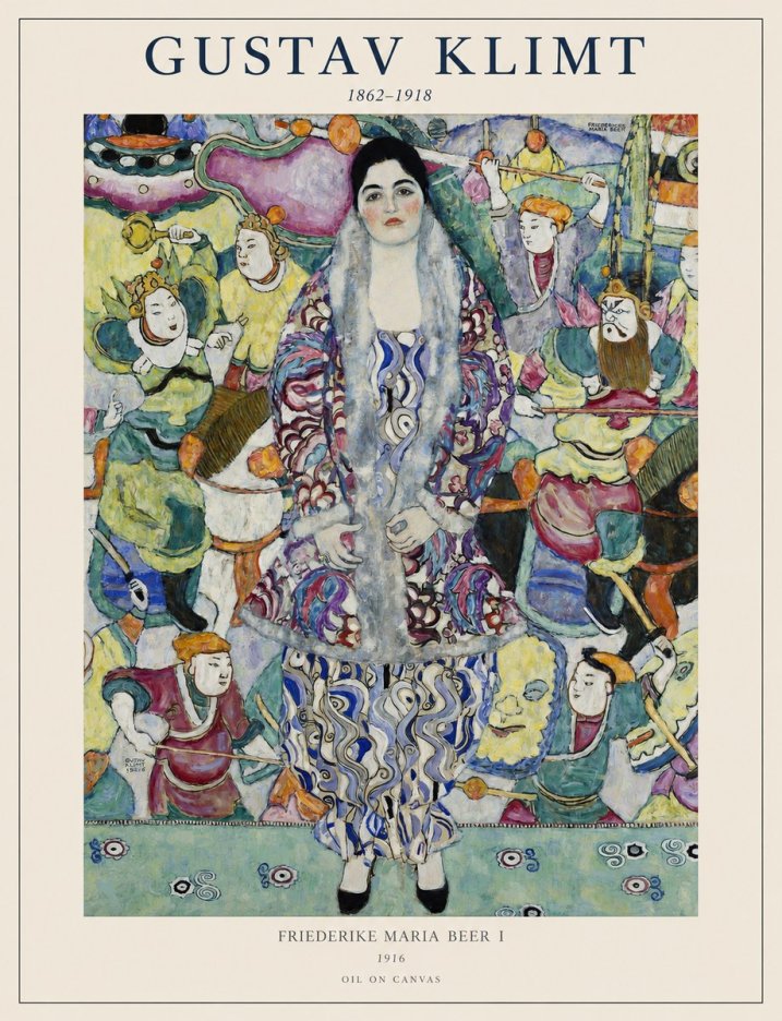 Klimt Friederike Maria Beer I No1 - Juliste