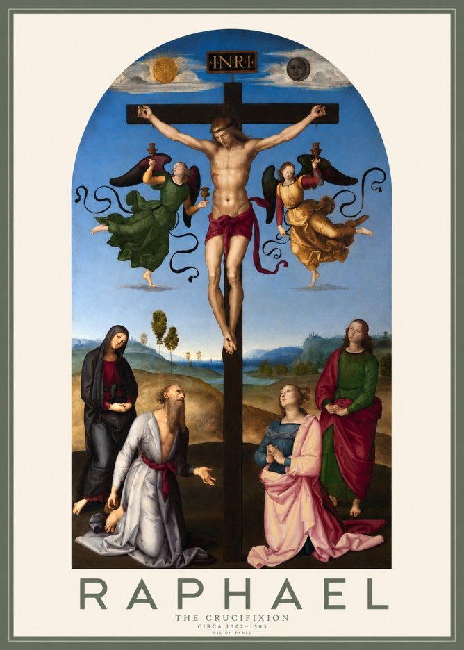Raphael The Crucifixion No2 - Juliste