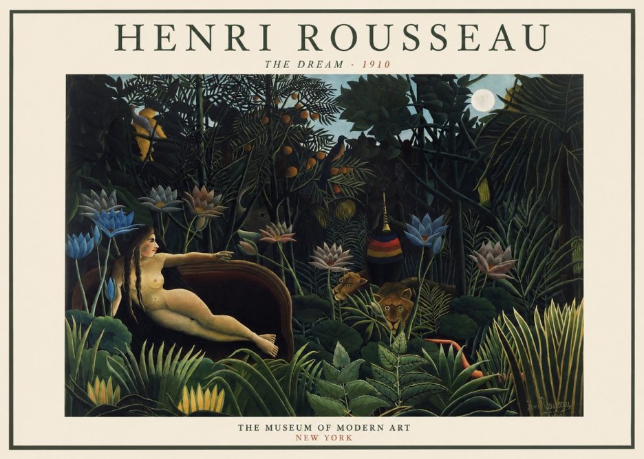 Rousseau The Dream II No1 - Juliste
