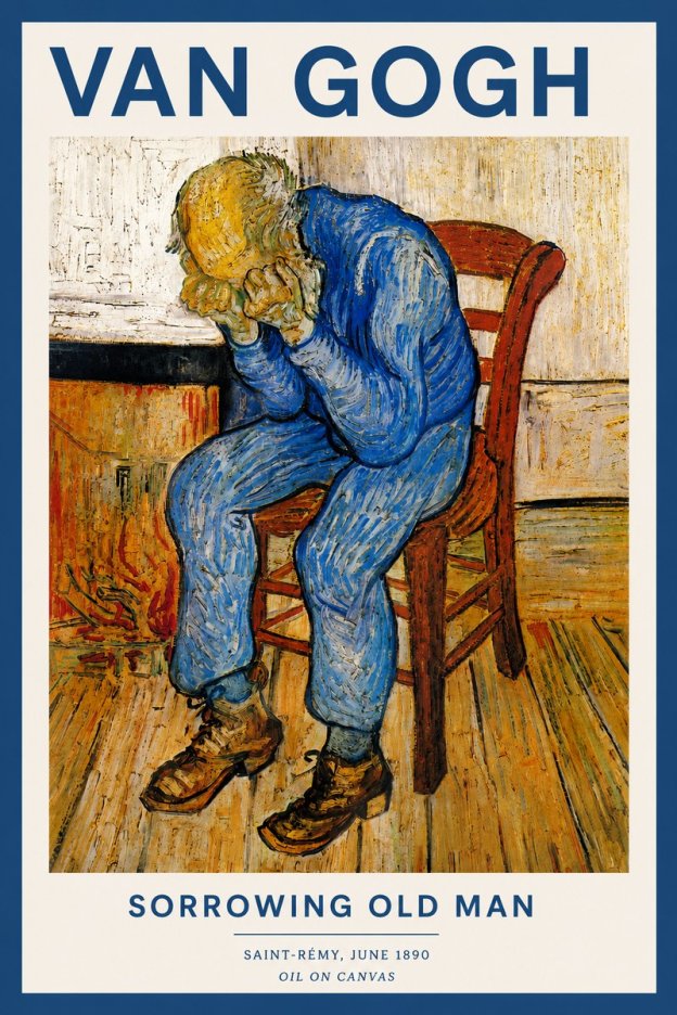Van Gogh Sorrowing Old Man No2 - Juliste