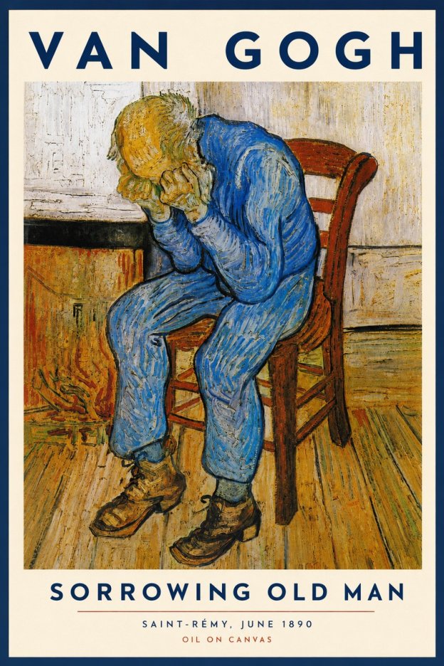 Van Gogh Sorrowing Old Man No3 - Juliste