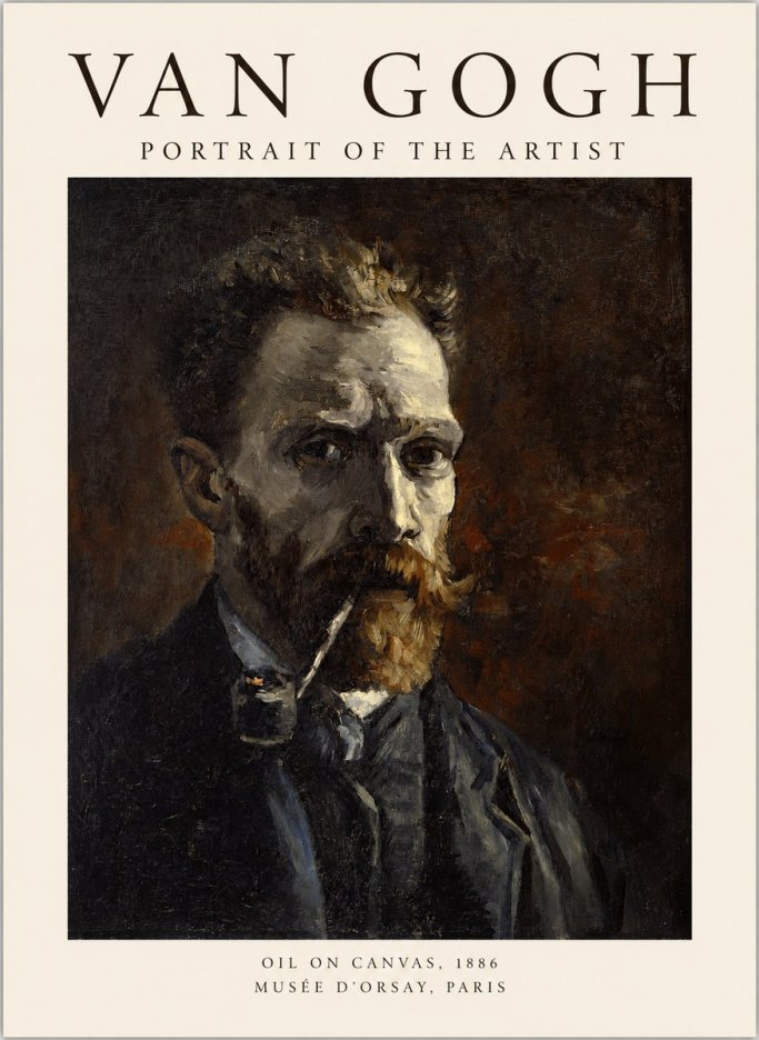 Van Gogh Portrait of the Artist I No1 - Juliste