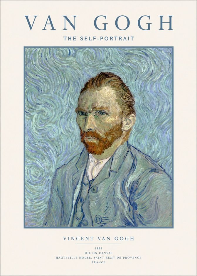 Van Gogh The Self-portrait No1 - Juliste
