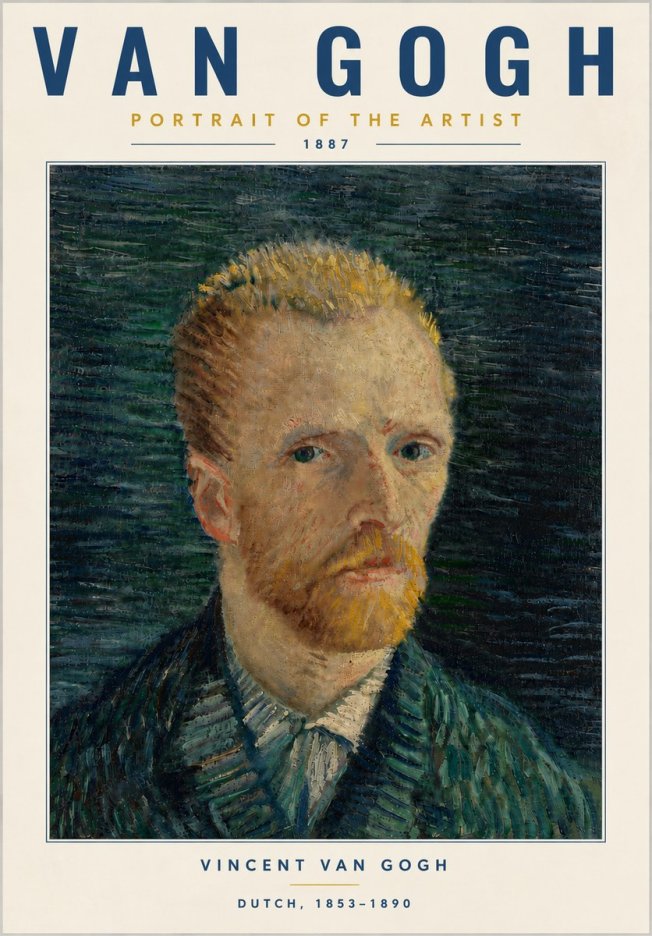 Van Gogh Portrait of the Artist II No6 - Juliste