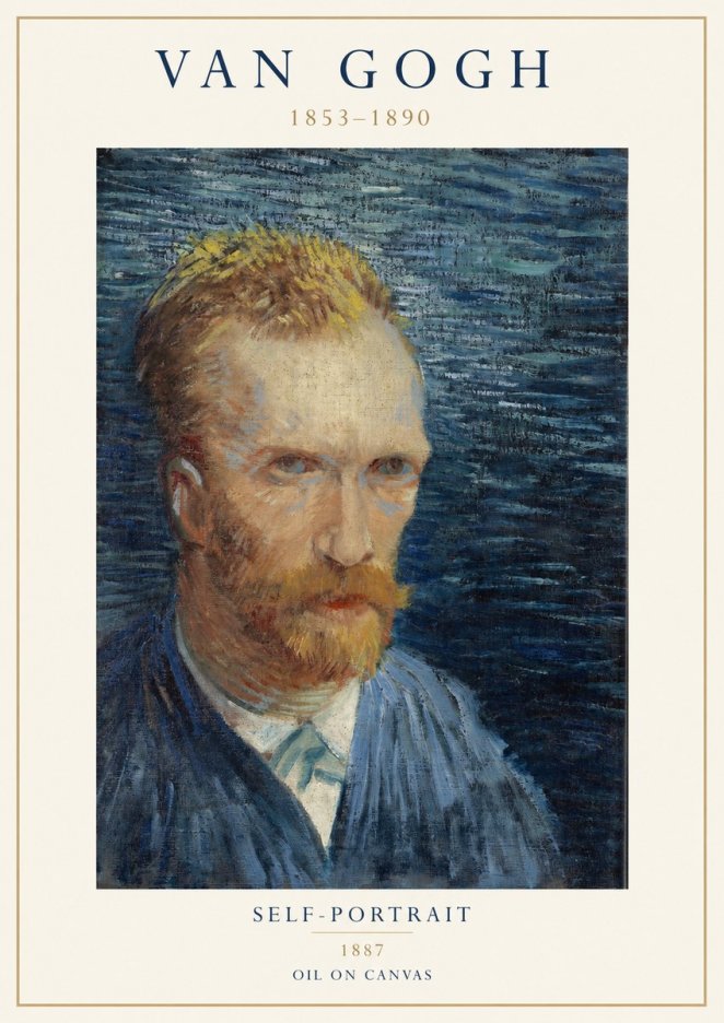 Van Gogh Self-portrait VI No1 - Juliste