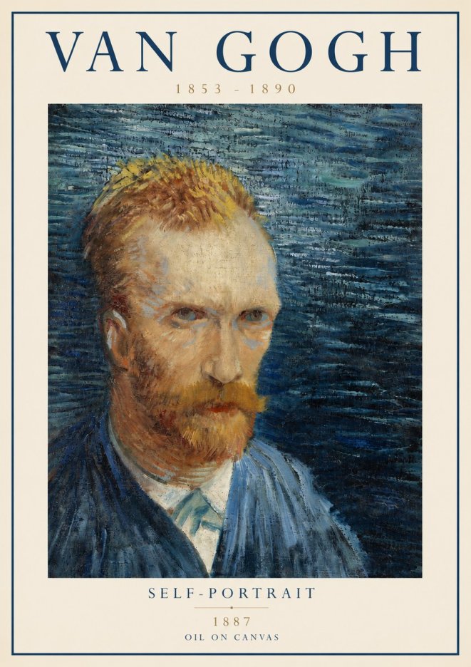 Van Gogh Self-portrait VI No3 - Juliste