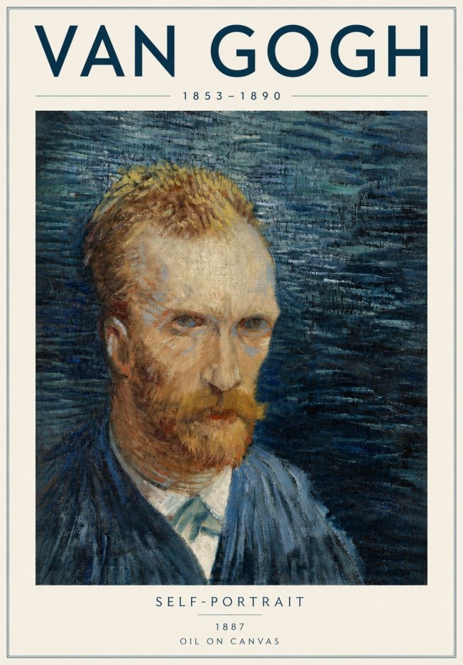 Van Gogh Self-portrait VI No5 - Juliste