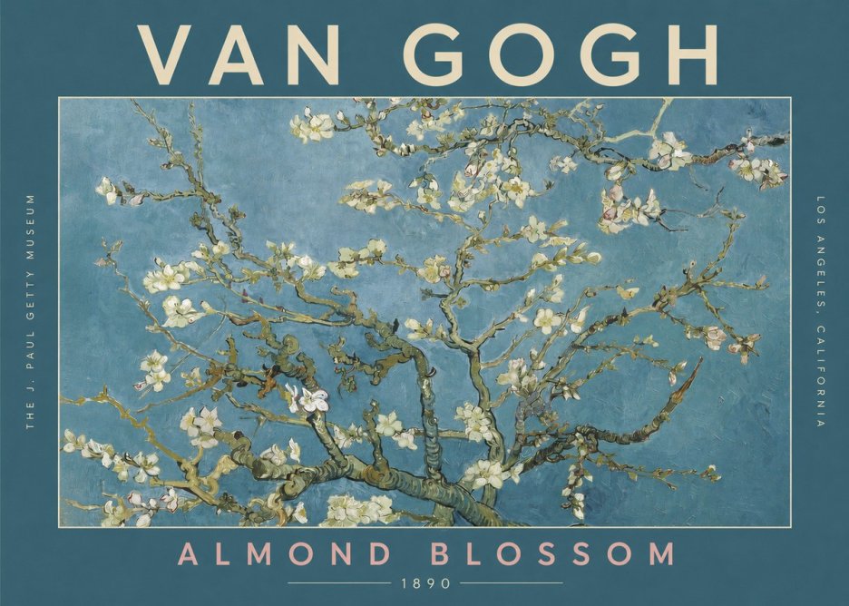Van Gogh Almond Blossom No3 - Juliste