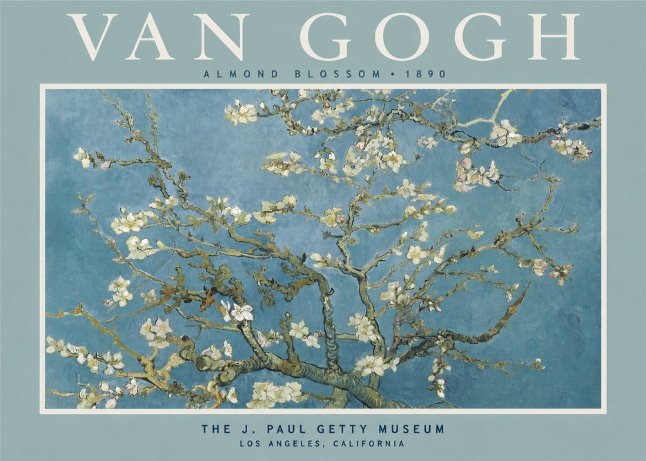 Van Gogh Almond Blossom No5 - Juliste