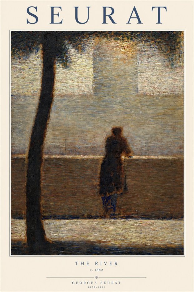 Seurat The River No1 - Juliste