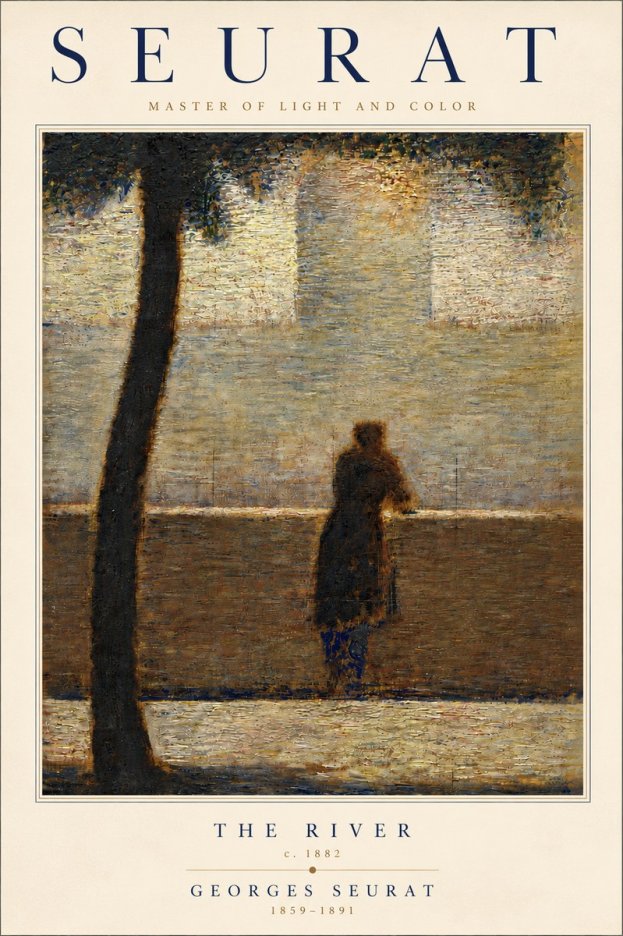 Seurat The River No6 - Juliste