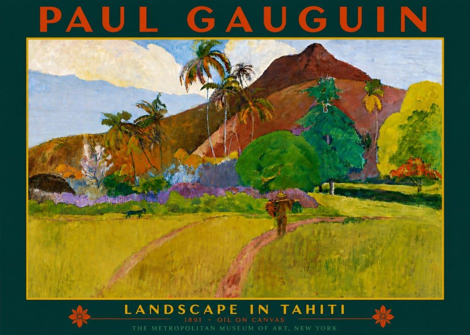 Paul Gauguin Landscape in Tahiti II No6 - Juliste