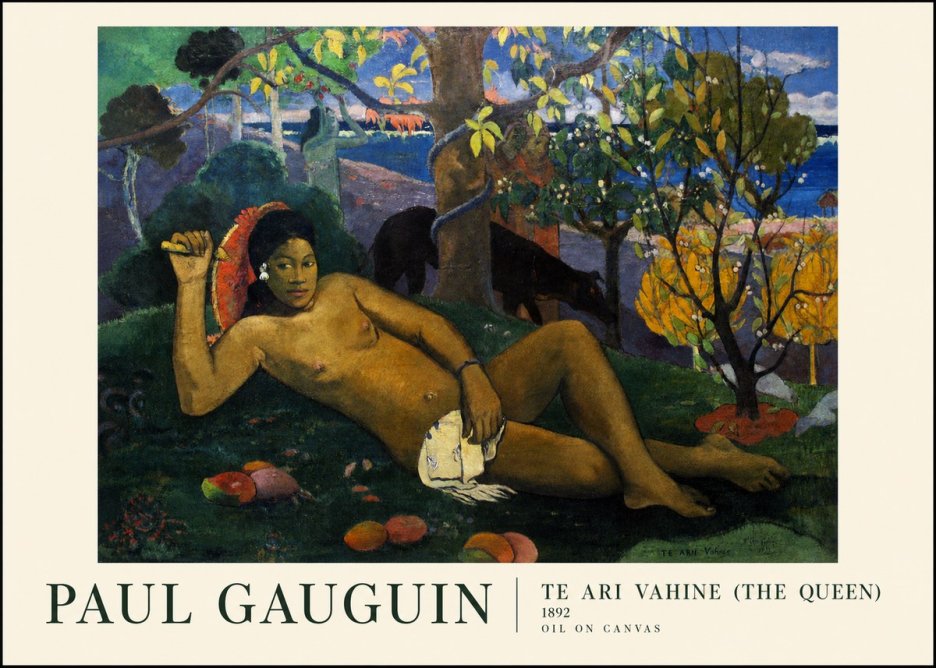 Paul Gauguin Te Ari Vahine (the Queen) No1 - Juliste