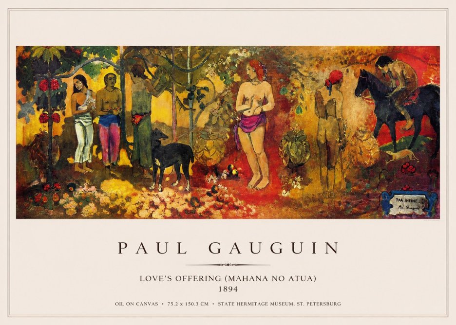 Paul Gauguin Paradise (Parahéréhé) No5 - Juliste