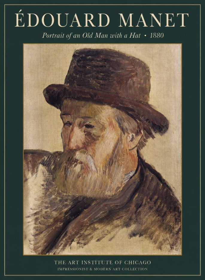 Édouard Manet Portrait of an Old Man with a Beard No5 - Juliste