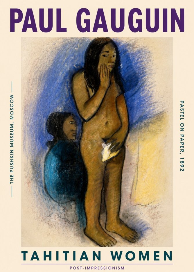 Paul Gauguin Tahitian Women No3 - Juliste