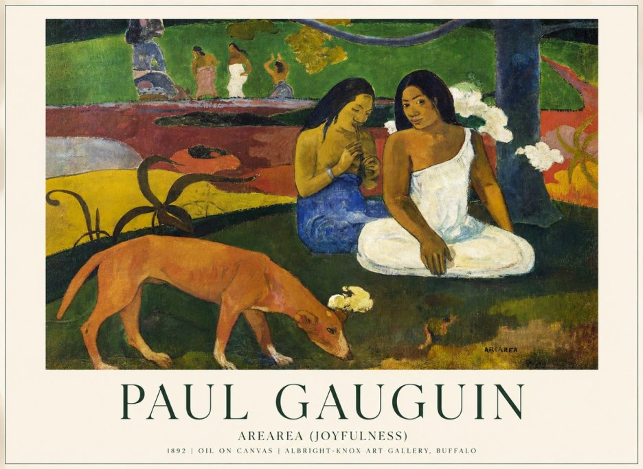 Paul Gauguin Arearea (Joyfulness) No1 - Juliste