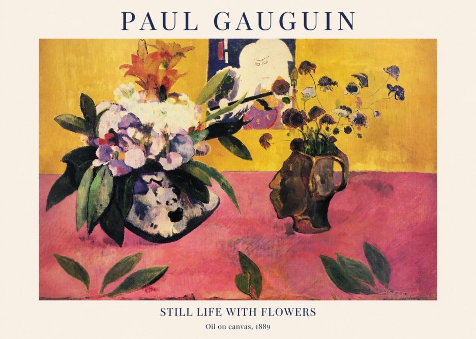 Paul Gauguin Still Life with Flowers No1 - Juliste