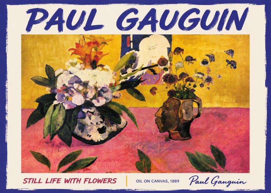 Paul Gauguin Still Life with Flowers No6 - Juliste