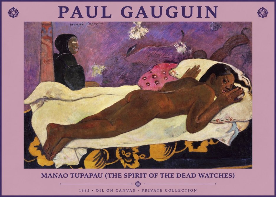 Paul Gauguin Manao Tupapau (the Spirit of the Dead Watches) No1 - Juliste