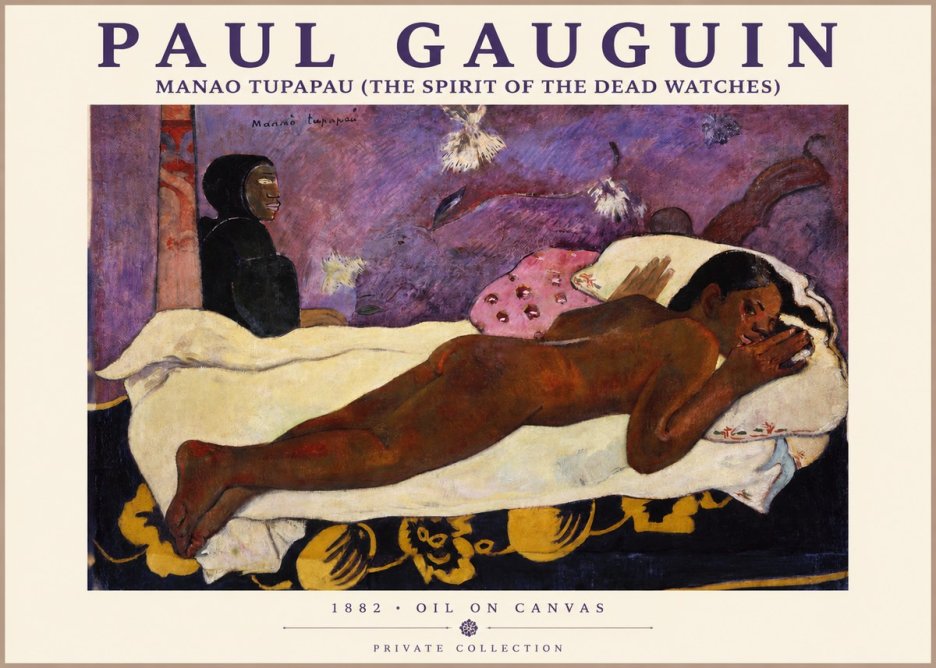 Paul Gauguin Manao Tupapau (the Spirit of the Dead Watches) No2 - Juliste